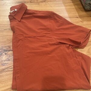 Cotopaxi Rust Orange Short Sleeve Shirt